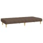 vidaXL Sofá cama de 2 plazas tela gris taupe vidaXL Sofá cama de 2 plazas tela gris taupe