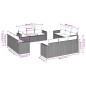 vidaXL Set de sofás de jardín 12 piezas cojines ratán sintético negro vidaXL Set de sofás de jardín 12 piezas cojines ratán sintético negro