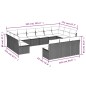 vidaXL Set sofás de jardín con cojines 13 pzas ratán sintético beige vidaXL Set sofás de jardín con cojines 13 pzas ratán sintético beige