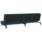 vidaXL Sofá cama de 2 plazas con dos almohadas terciopelo azul vidaXL Sofá cama de 2 plazas con dos almohadas terciopelo azul
