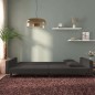 vidaXL Sofá cama de 2 plazas con dos almohadas terciopelo negro vidaXL Sofá cama de 2 plazas con dos almohadas terciopelo negro