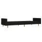 vidaXL Sofá cama de 2 plazas tela negro vidaXL Sofá cama de 2 plazas tela negro