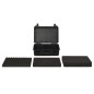vidaXL Maletín portátil de vuelo PP negro 47x36x18 cm vidaXL Maletín portátil de vuelo PP negro 47x36x18 cm