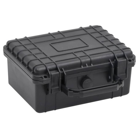vidaXL Maletín portátil de vuelo PP negro 24x19x11 cm