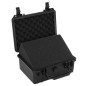vidaXL Maletín portátil de vuelo PP negro 24x19x11 cm vidaXL Maletín portátil de vuelo PP negro 24x19x11 cm