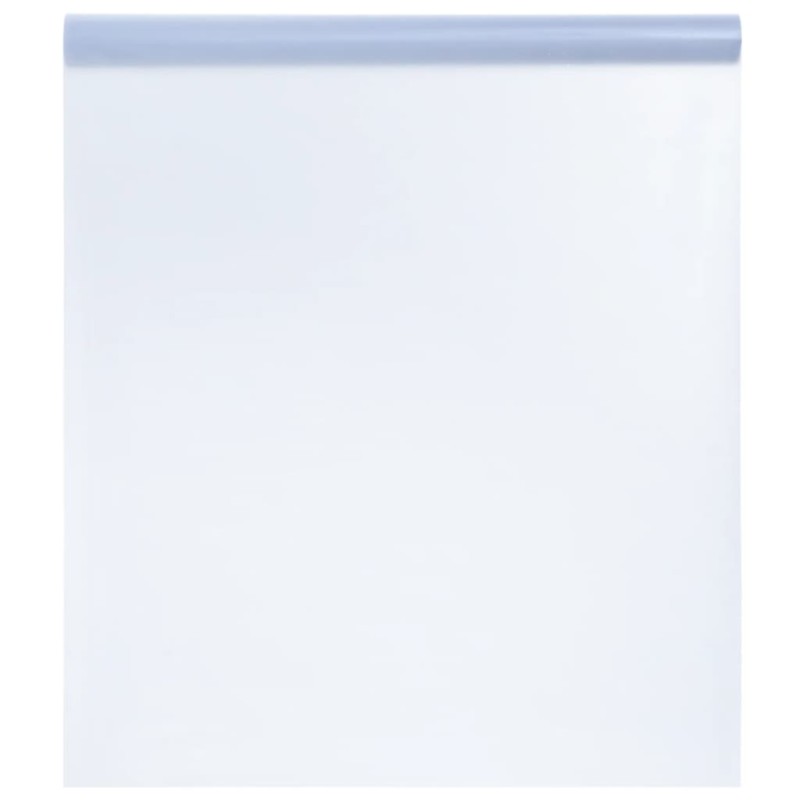 vidaXL Lámina de ventana esmerilada PVC gris transparente 60x2000 cm vidaXL Lámina de ventana esmerilada PVC gris transparente 60x2000 cm
