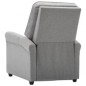 vidaXL Sillón de masaje tela gris claro vidaXL Sillón de masaje tela gris claro