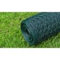 vidaXL Alambrada galvanizada con revestimiento de PVC verde 25x0,75 m vidaXL Alambrada galvanizada con revestimiento de PVC verde 25x0,75 m