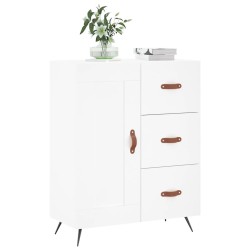 vidaXL Aparador de madera de ingeniería blanco 69,5x34x90 cm