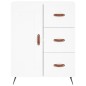 vidaXL Aparador de madera de ingeniería blanco 69,5x34x90 cm vidaXL Aparador de madera de ingeniería blanco 69,5x34x90 cm