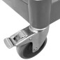 vidaXL Carrito de 2 niveles aluminio gris 81x41x92 cm vidaXL Carrito de 2 niveles aluminio gris 81x41x92 cm