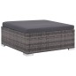 vidaXL Set de muebles de jardín 8 pzas y cojines ratán sintético gris vidaXL Set de muebles de jardín 8 pzas y cojines ratán sintético gris