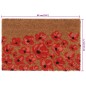 vidaXL Felpudo de fibra de coco copetuda 40x60 cm vidaXL Felpudo de fibra de coco copetuda 40x60 cm
