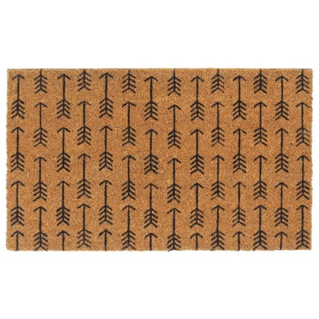 vidaXL Felpudo de fibra de coco copetuda 45x75 cm