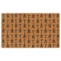 vidaXL Felpudo de fibra de coco copetuda 45x75 cm vidaXL Felpudo de fibra de coco copetuda 45x75 cm