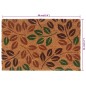 vidaXL Felpudo de fibra de coco copetuda 40x60 cm vidaXL Felpudo de fibra de coco copetuda 40x60 cm