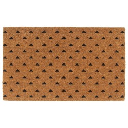vidaXL Felpudo de fibra de coco copetuda 45x75 cm