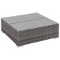 vidaXL Set de muebles de jardín 8 pzas y cojines ratán sintético gris vidaXL Set de muebles de jardín 8 pzas y cojines ratán sintético gris