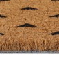 vidaXL Felpudo de fibra de coco copetuda 45x75 cm vidaXL Felpudo de fibra de coco copetuda 45x75 cm