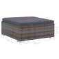 vidaXL Set de muebles de jardín 8 pzas y cojines ratán sintético gris vidaXL Set de muebles de jardín 8 pzas y cojines ratán sintético gris