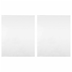 vidaXL Láminas espejo para ventana autoadhesivas 2 uds 45x150 cm PET
