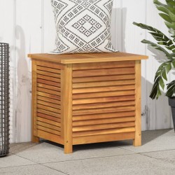vidaXL Caja de almacenaje de jardín madera maciza acacia 60x50x56 cm