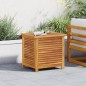 vidaXL Caja de almacenaje de jardín madera maciza acacia 60x50x56 cm vidaXL Caja de almacenaje de jardín madera maciza acacia 60x50x56 cm