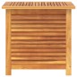 vidaXL Caja de almacenaje de jardín madera maciza acacia 60x50x56 cm vidaXL Caja de almacenaje de jardín madera maciza acacia 60x50x56 cm