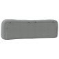 vidaXL Cabecero de cama acolchado tela gris claro 180 cm vidaXL Cabecero de cama acolchado tela gris claro 180 cm