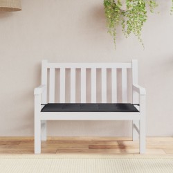 vidaXL Cojín para banco de jardín tela Oxford negro 120x50x3 cm