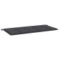 vidaXL Cojín para banco de jardín tela Oxford negro 120x50x3 cm