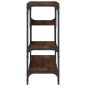 vidaXL Mesa consola madera de ingeniería marrón roble 100x30x75 cm vidaXL Mesa consola madera de ingeniería marrón roble 100x30x75 cm