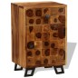 vidaXL Mesita de noche de madera maciza sheesham 37x30x54 cm vidaXL Mesita de noche de madera maciza sheesham 37x30x54 cm