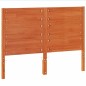 vidaXL Cabecero de cama madera maciza de pino marrón cera 135 cm vidaXL Cabecero de cama madera maciza de pino marrón cera 135 cm