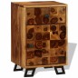 vidaXL Mesita de noche de madera maciza sheesham 37x30x54 cm vidaXL Mesita de noche de madera maciza sheesham 37x30x54 cm