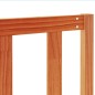 vidaXL Cabecero de cama madera maciza de pino marrón cera 135 cm vidaXL Cabecero de cama madera maciza de pino marrón cera 135 cm
