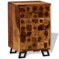 vidaXL Mesita de noche de madera maciza sheesham 37x30x54 cm vidaXL Mesita de noche de madera maciza sheesham 37x30x54 cm