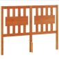 vidaXL Cabecero de cama madera maciza de pino marrón cera 135 cm vidaXL Cabecero de cama madera maciza de pino marrón cera 135 cm