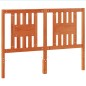 vidaXL Cabecero de cama madera maciza de pino marrón cera 140 cm vidaXL Cabecero de cama madera maciza de pino marrón cera 140 cm