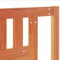 vidaXL Cabecero de cama madera maciza de pino marrón cera 140 cm vidaXL Cabecero de cama madera maciza de pino marrón cera 140 cm