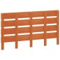 vidaXL Cabecero de cama madera maciza de pino marrón cera 150 cm