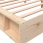 vidaXL Estructura de cama madera maciza de pino 180x200 cm vidaXL Estructura de cama madera maciza de pino 180x200 cm