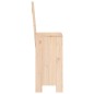 vidaXL Taburetes altos de cocina 2 uds madera maciza pino 40x42x120 cm vidaXL Taburetes altos de cocina 2 uds madera maciza pino 40x42x120 cm