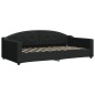 vidaXL Sofá cama tela negro 100x200 cm vidaXL Sofá cama tela negro 100x200 cm
