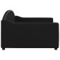 vidaXL Sofá cama tela negro 100x200 cm vidaXL Sofá cama tela negro 100x200 cm