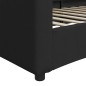 vidaXL Sofá cama tela negro 100x200 cm vidaXL Sofá cama tela negro 100x200 cm