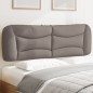 vidaXL Cabecero de cama acolchado tela gris taupé 160 cm vidaXL Cabecero de cama acolchado tela gris taupé 160 cm