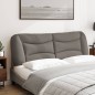 vidaXL Cabecero de cama acolchado tela gris taupé 160 cm vidaXL Cabecero de cama acolchado tela gris taupé 160 cm