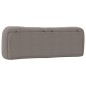 vidaXL Cabecero de cama acolchado tela gris taupé 160 cm vidaXL Cabecero de cama acolchado tela gris taupé 160 cm