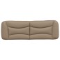 vidaXL Cabecero de cama acolchado cuero sintético capuchino 160 cm vidaXL Cabecero de cama acolchado cuero sintético capuchino 160 cm